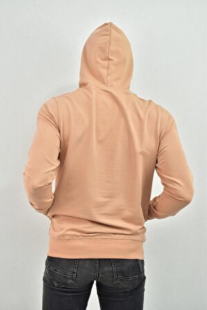 ZİDAN 4676 KANGURU CEPLİ FERMUARLI ERKEK KAPŞONLU SWEATSHIRT