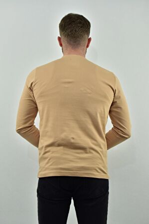 Zidan 3175 Pike Kumaş 0 Yaka İnce Erkek Sweatshirt