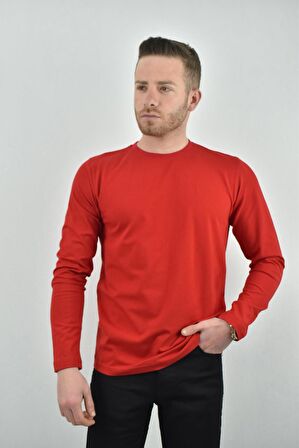 ZİDAN 4631  DAR KESİM 0 YAKA İNCE BODY ERKEK SWEATSHIRT