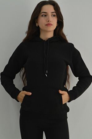 Zidan 483 Kapşonlu Kanguru Cep Sweatshirt