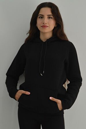 Zidan 483 Kapşonlu Kanguru Cep Sweatshirt