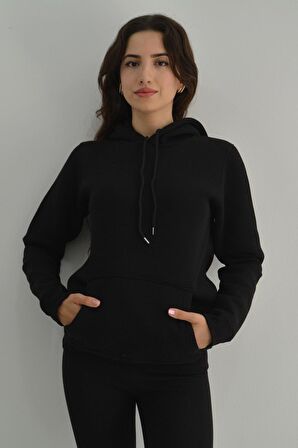 Zidan 483 Kapşonlu Kanguru Cep Sweatshirt