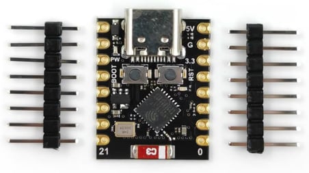 ESP32 C3 Super Mini Geliştirme Kartı Wifi Bluetooth Type-C Usb 160Mhz 4MB Flash 400kb PSRam DVM.101.361