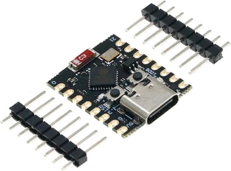 ESP32 C3 Super Mini Geliştirme Kartı Wifi Bluetooth Type-C Usb 160Mhz 4MB Flash 400kb PSRam DVM.101.361