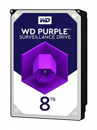 WD Purple WD82PURZ Sata 3.0 7200 RPM 3.5 inç 8 TB Harddisk