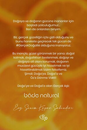 Bade Natural Portakal Uçucu Yağı %100 Saf 10 ml