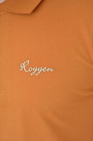 Royyen 3158 Nakışlı Erkek Polo Yaka Tişört