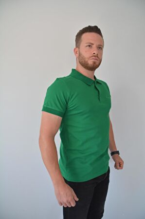 Zidan 3159 Nakışlı Büyük Beden Erkek Polo Yaka Tişört