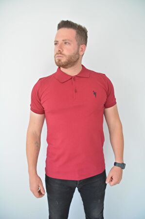Royyen 3162 Baskılı Polo Yaka Erkek Tişört