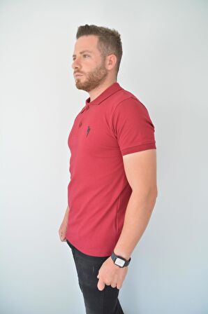 Royyen 3162 Baskılı Polo Yaka Erkek Tişört