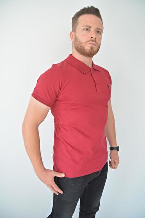 Royyen 3162 Baskılı Polo Yaka Erkek Tişört