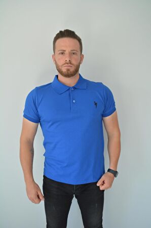 Royyen 3162 Baskılı Polo Yaka Erkek Tişört