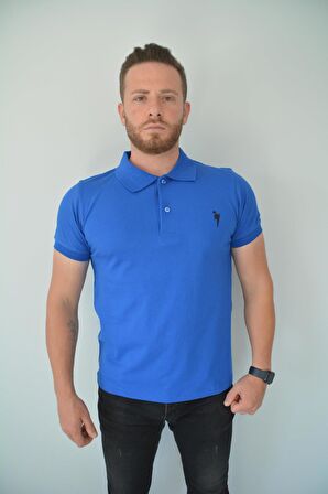 Royyen 3162 Baskılı Polo Yaka Erkek Tişört