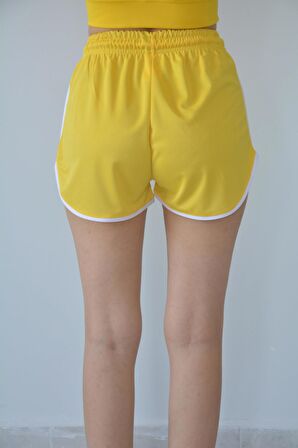 Royyen 360 Biyeli Polyester Kadın Şort