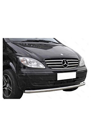 Mercedes Vito W639 Uyumlu  Krom Ön Panjur 7 Parça 2003-2010 Paslanmaz Çelik