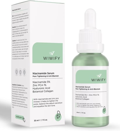 Gözenek Sıkılaştırıcı Anti Akne Ton Eşitleyici Botanikal Kolajen Serum (niacinamide 5%+zınc Pca 1%) NIACINAMIDE SERUM