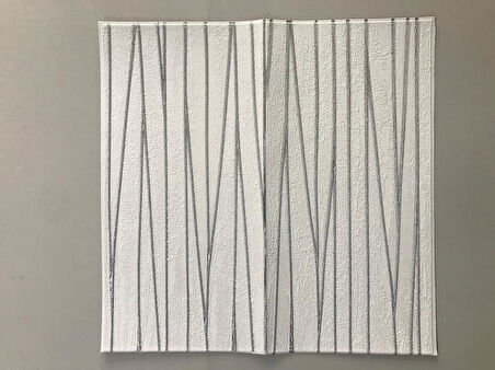 70x70cm 1 Adet Silinebilir Yapışkanlı Modern Su Yolu Desenli Salon Mutfak Duvar Kağıdı Paneli NW151