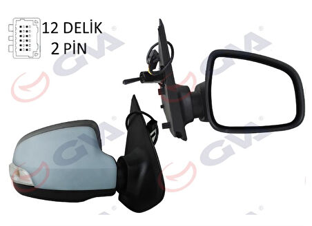 DIŞ DİKİZ AYNASI SAĞ CLİO IV SYMBOL-SANDERO 13> 1 MEKANİK+SİNYALLİ+ASTARLI+KONVEKS 2 FİŞ VM-6129PR
