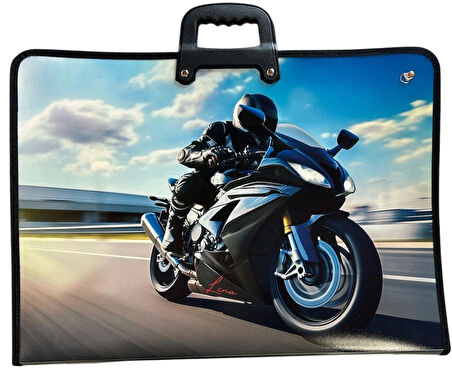 🎨 35x50 Özel Tasarım Resim Çantası 🖼️ | Fermuarlı 🧵 Askılı 👜 ve Dayanıklı 💪 Taşıma Çantası