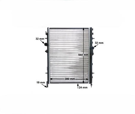 BERLİNGO 206 307 PARTNER RADYATÖR MEKANİK 1.9 DW8