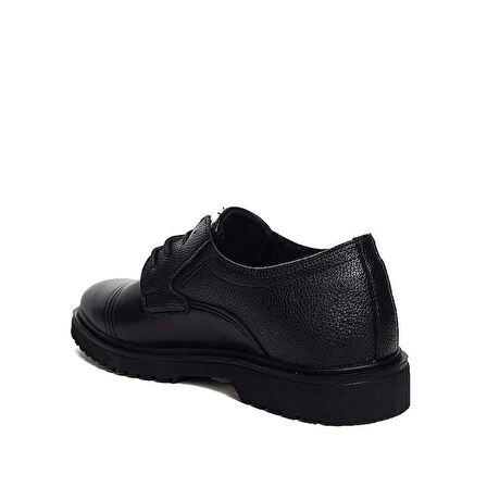 Siyah Erkek Deri Rahat Taban Hava Minderli Anatomik Klasik Kundura Oxford Ayakkabı Tarzcnt455