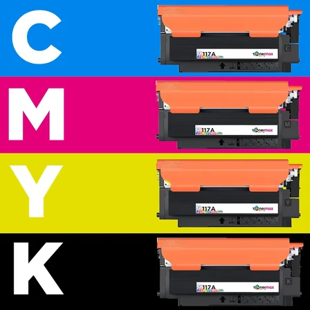 Hp Uyumlu Color Laser MFP 179fnw Muadil Toner Seti ( Siyah - Mavi - Sarı - Kırmızı )