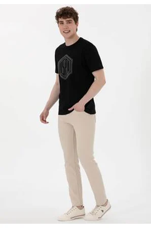 Gaston Siyah Erkek T-Shirt 2107294