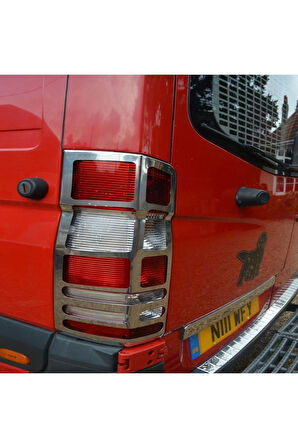 Mercedes Sprinter W906 Krom Stop Çerçeve 2 Parça 2006-2018 Arası Paslanmaz Çelik