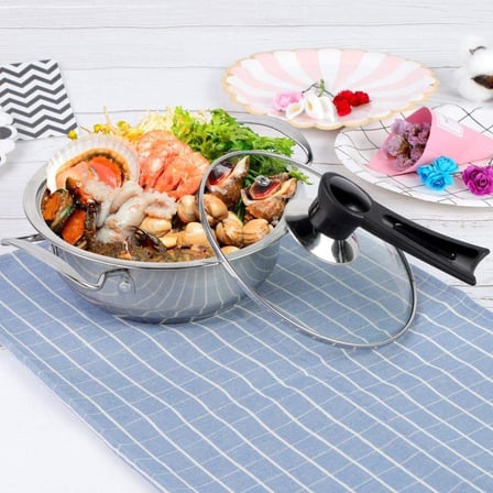 Kyrotech Dikey Tencere Kapağı Kolu – Isıya Dayanıklı, Ergonomik Tasarım, Tencere Kapakları İçin Tutacak, Siyah Renk – Mutfak Aksesuarı, Pratik Yardımcı El Aleti