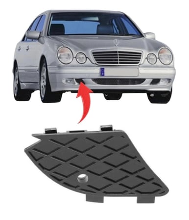 E Class W210 2000-2002 Ön Tampon Izgarası Sağ Kapalı