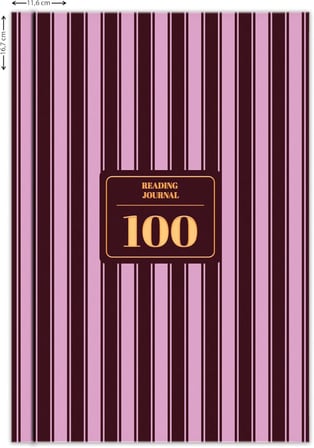Kitap Okuma Günlüğü Reading Journal Bordo