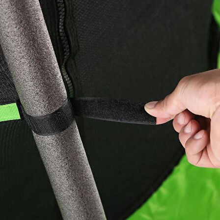 Çocuk Trambolini Fileli Trambolin 120 Cm Çap Yeşil