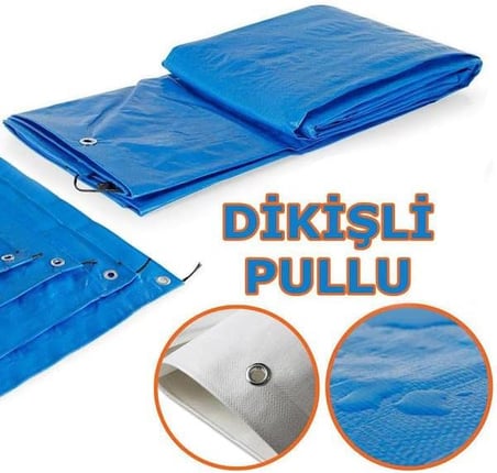 KATAR Ebatlı Su Geçimerz Pullu Çadır Branda Tente 2X2 m