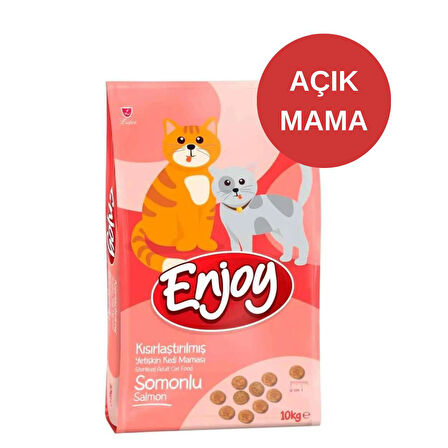 AÇIK ENJOY KISIR SOMONLU KEDİ MAMASI 031
