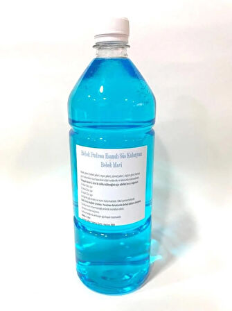 Bebek Mavi Renkli Süs Kolonyası 1 Lt