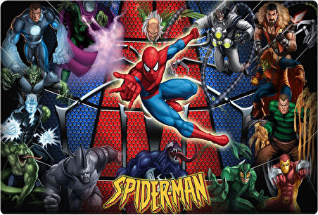 Örümcek Adam Dikdörtgen Pasta Yenilebilir Resim Baskı 28*19 cm