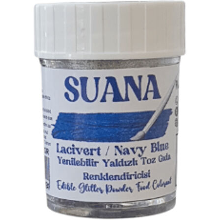 Lacivert Metalik Toz Gıda Renklendiricisi 5 gr