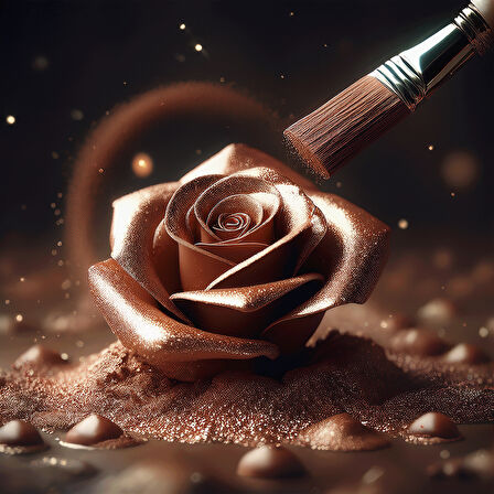 Kahverengi Metalik Toz Gıda Renklendiricisi 5 gr