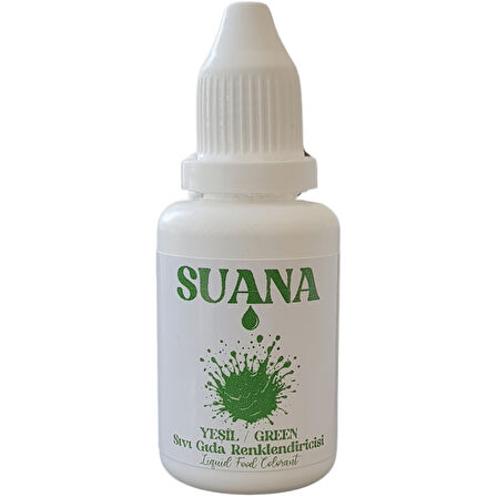 Suana Sıvı Gıda Boyası 20 ml Yeşil