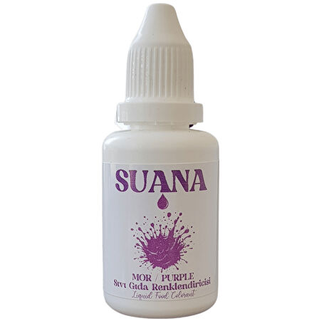 Suana Sıvı Gıda Boyası 20 ml Mor