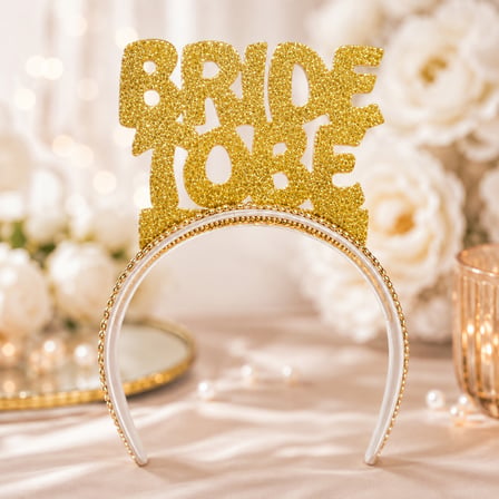 Bride To Be Altın Eva Taç Bekarlığa Veda Simli Parti Aksesuarı