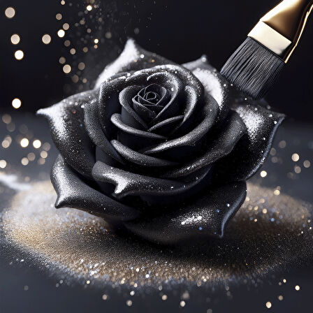 Siyah Metalik Toz Gıda Renklendiricisi 5 gr