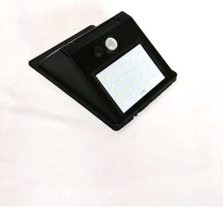 Güneş Enerjili Sensörlü Dış Mekan Solar Led Lamba (20 Ledli)