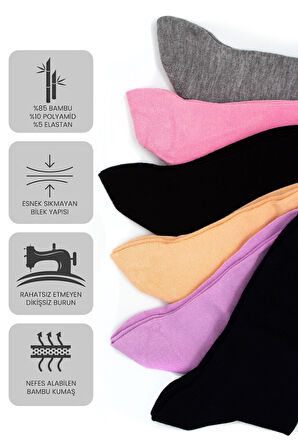 Just Inner Kadın Çorap 6'lı (Bambu)