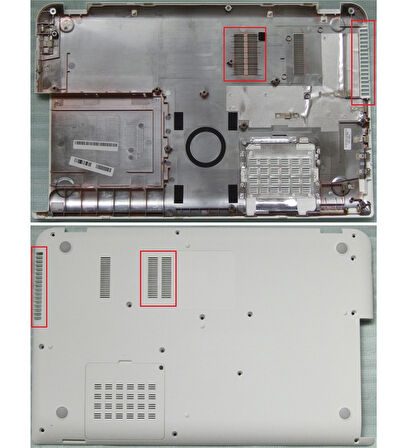 Toshiba Dynabook Satellite L50-A L55-A Notebook Alt Kasa - Beyaz - Ver.1