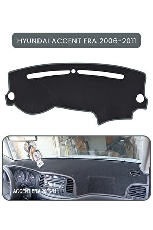 Hyundai Accent Era 2006-2011 Torpido Koruma  Halısı -  Gri Kenar