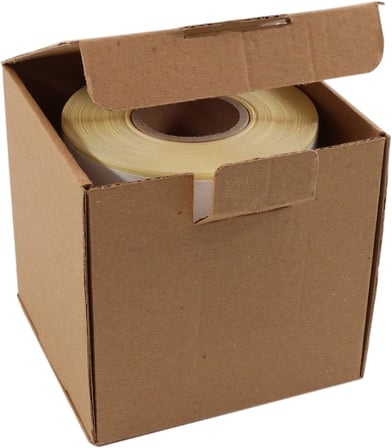 Kuşe Etiket 60mm x 40mm Ruloda 1000 Adet 40mm Kuka Çapında Baskısız Barkod Yazıcı Etiketi