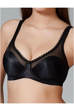 1640 Minimizer Desteksiz Sütyen (1 Beden Küçültür) Siyah