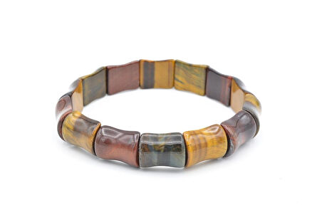 Rolex Model Hakiki Doğal Kaplan Gözü Taşı Bileklik