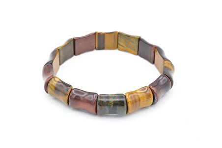 Rolex Model Hakiki Doğal Kaplan Gözü Taşı Bileklik